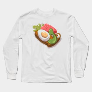 Your favorite avocado toast. Long Sleeve T-Shirt